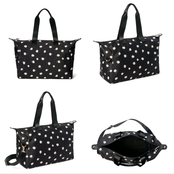 Alice + Olivia by Stacey Bendet Daisy Print Weekender Travel Duffle Bag - Picture 6 of 11